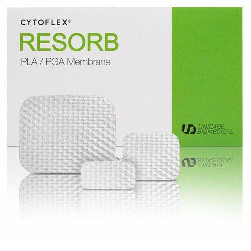 Cytoflex Resorb PLA/PGA Long Lasting Resorbable Membrane - Unicare Biomedical - GoldenDent